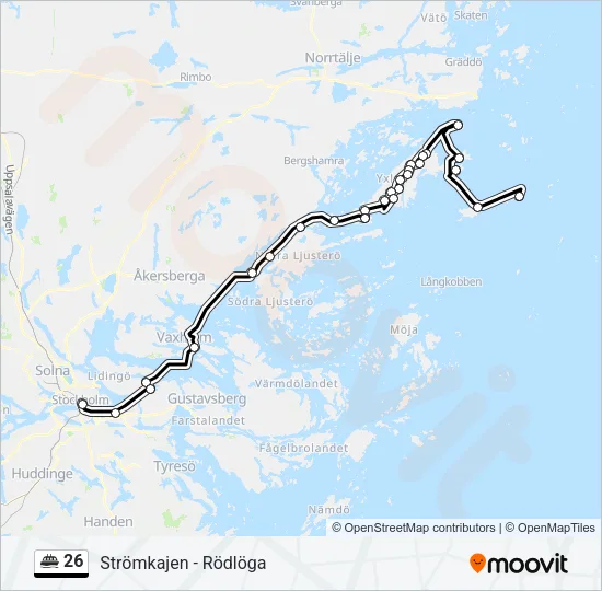 26 Ferry Line Map