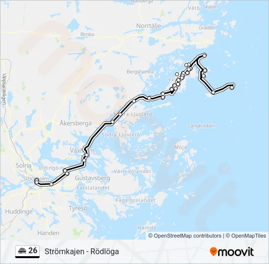 26 Ferry Line Map