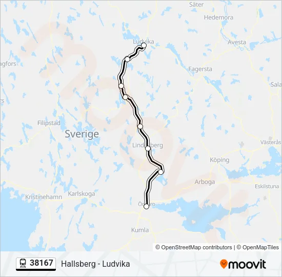 38167 Train Line Map