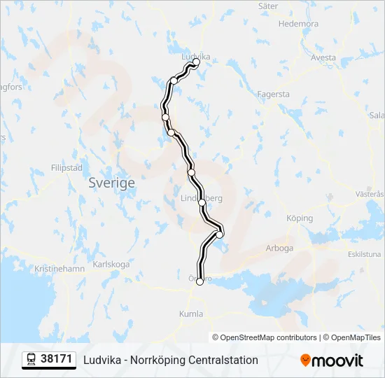 38171 Train Line Map
