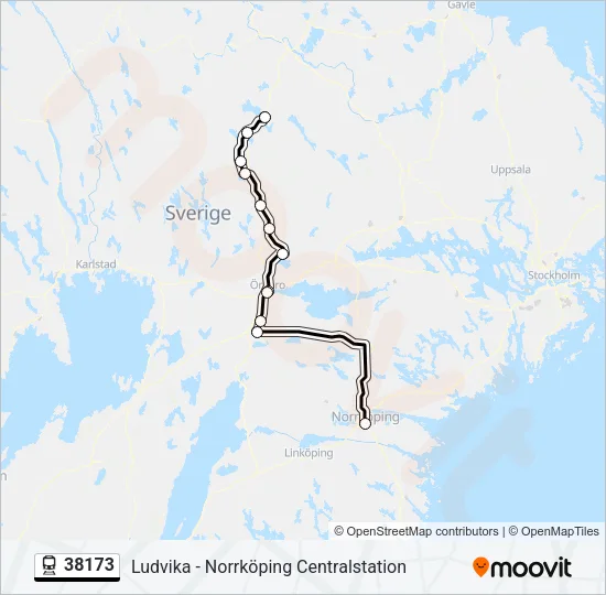 38173 Train Line Map