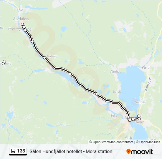 133  Line Map