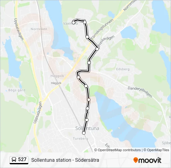 527 Route: Schedules, Stops & Maps - Vaxmora (Updated)