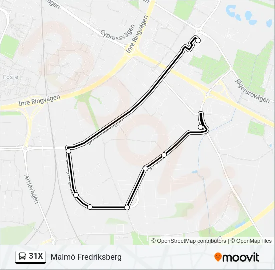 31X  Line Map