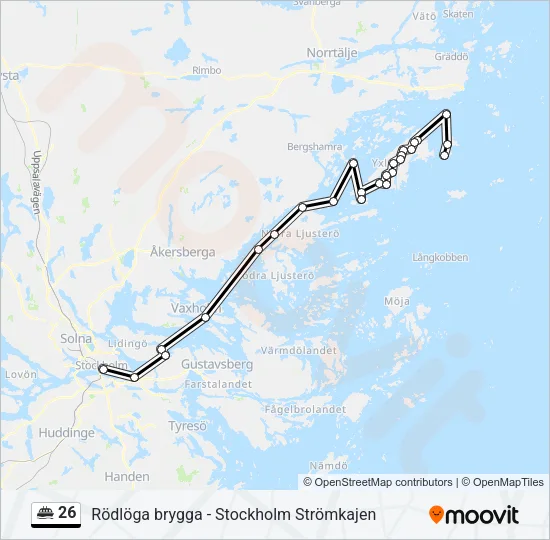 26 Ferry Line Map