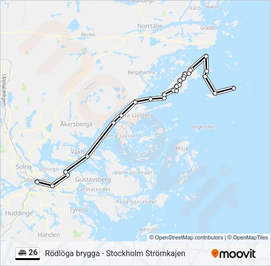 26 Ferry Line Map