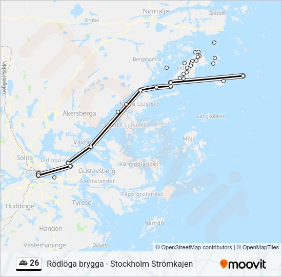 26 Ferry Line Map