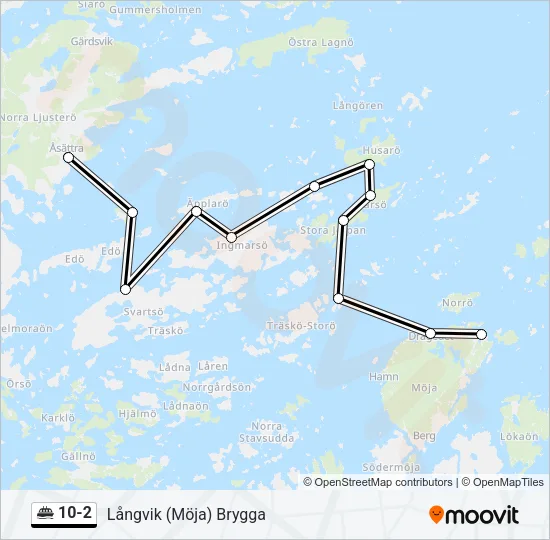 10-2 Ferry Line Map
