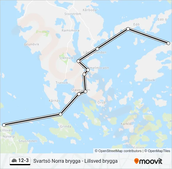 12-3 Ferry Line Map