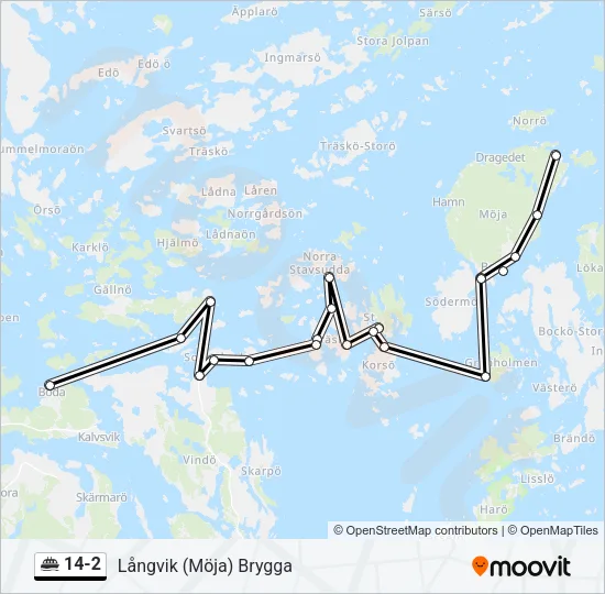 14-2 Ferry Line Map