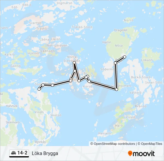 14-2 Ferry Line Map