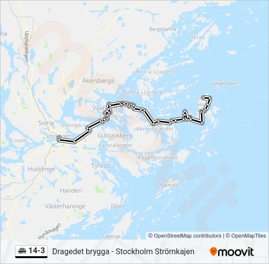 14-3 Ferry Line Map
