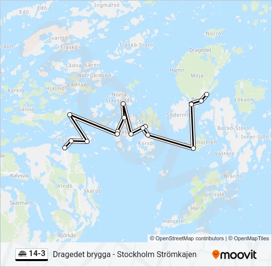 14-3 Ferry Line Map