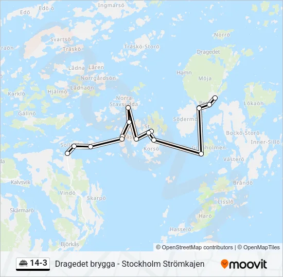 14-3 Ferry Line Map