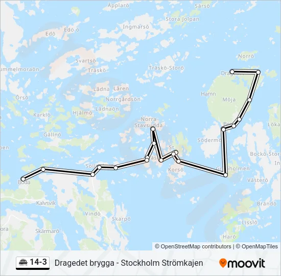 14-3 Ferry Line Map