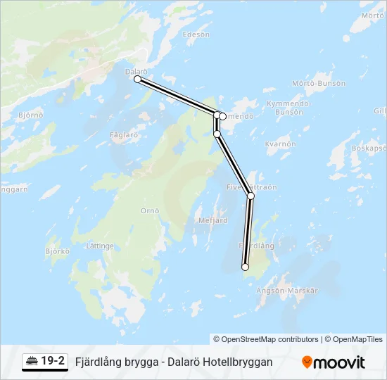 19-2 Ferry Line Map