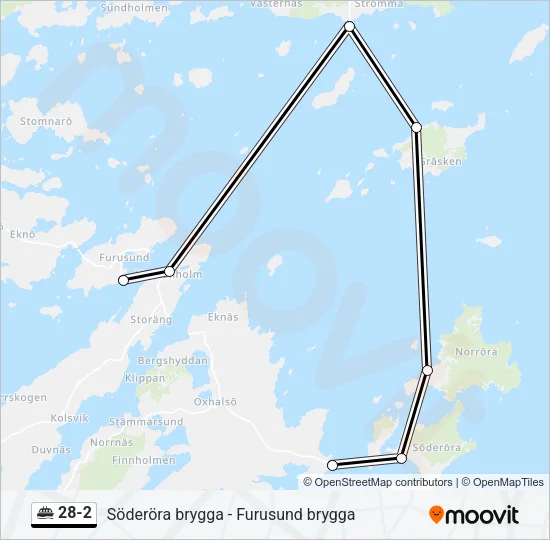 28-2 Ferry Line Map