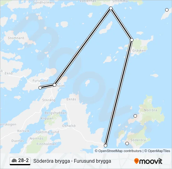 28-2 Ferry Line Map