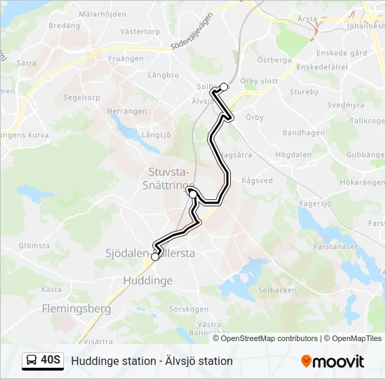 40S  Line Map