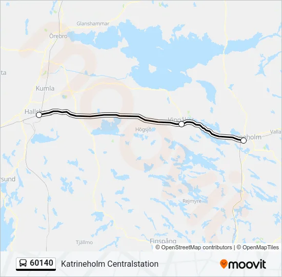 60140 Bus Line Map
