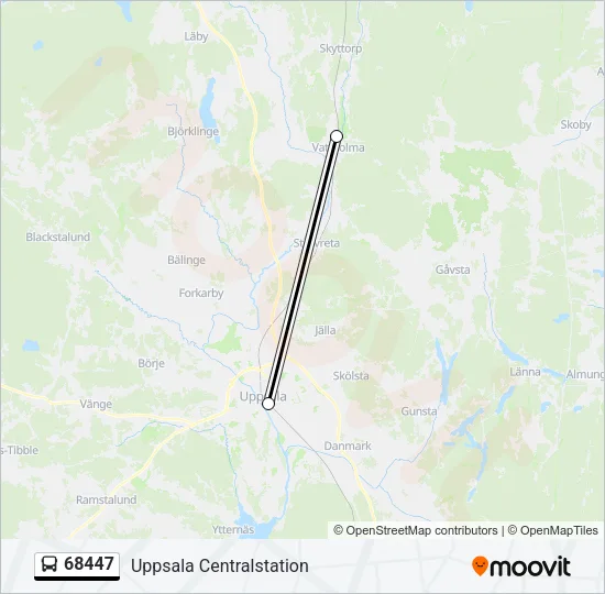 68447 Bus Line Map