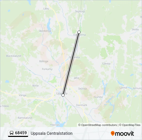 68459 Bus Line Map