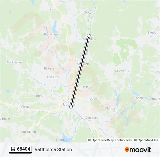 68404 Bus Line Map