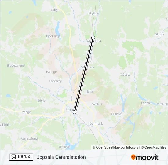 68455 Bus Line Map
