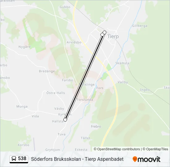 538  Line Map