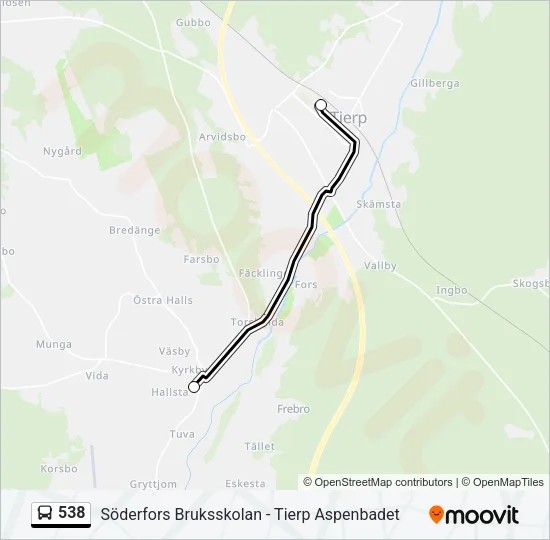 538  Line Map
