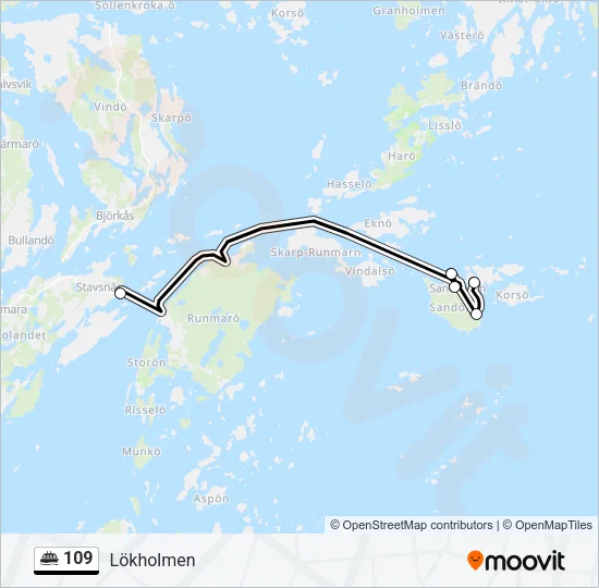 109  Line Map