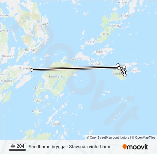 204  Line Map