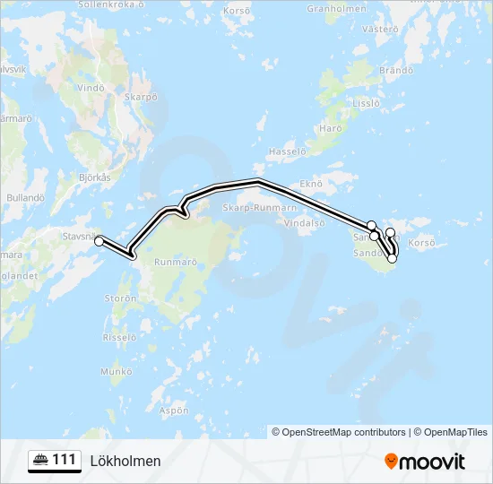 111  Line Map