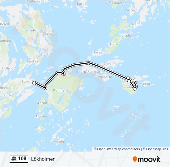 108  Line Map