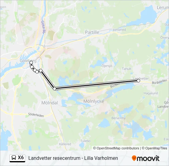 X6  Line Map