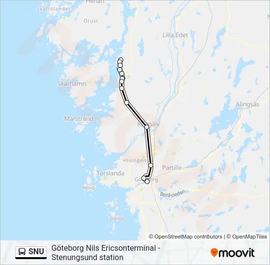 SNU Bus Line Map