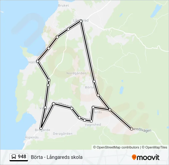 948 Bus Line Map