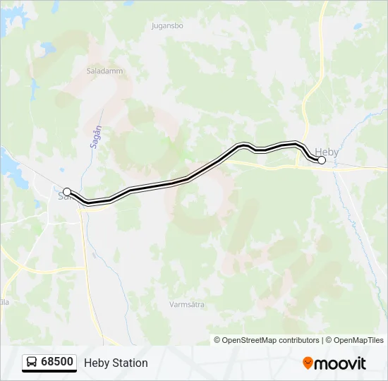68500  Line Map