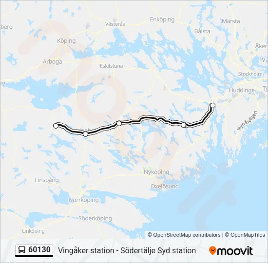 60130 Bus Line Map