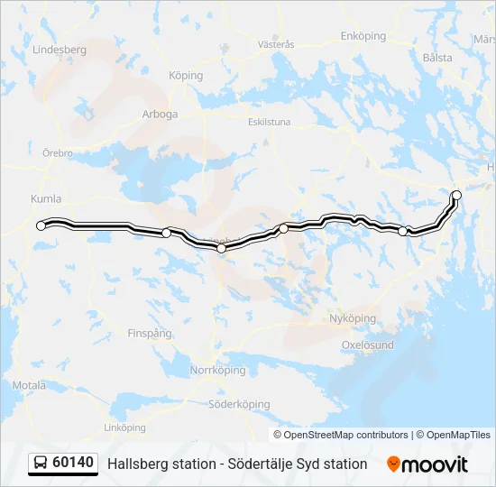60140 Bus Line Map