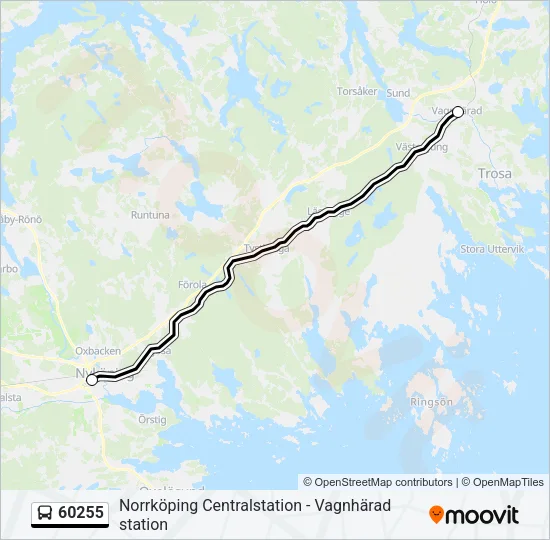 60255 Bus Line Map