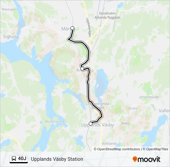 40J  Line Map