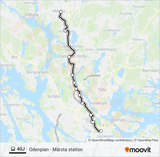 40J  Line Map