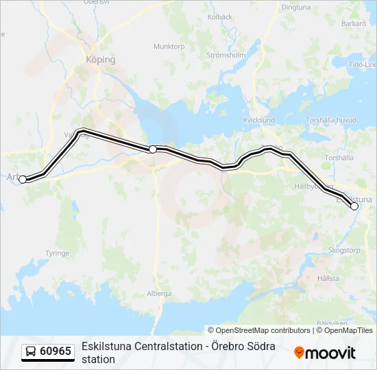 60965 Bus Line Map