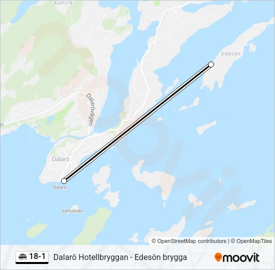 18-1 Ferry Line Map