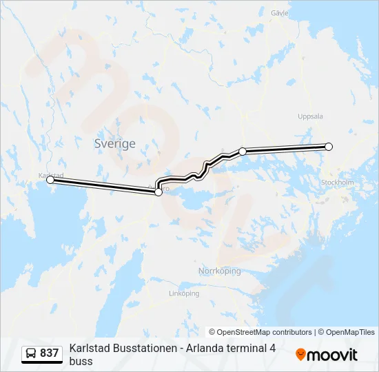 837  Line Map
