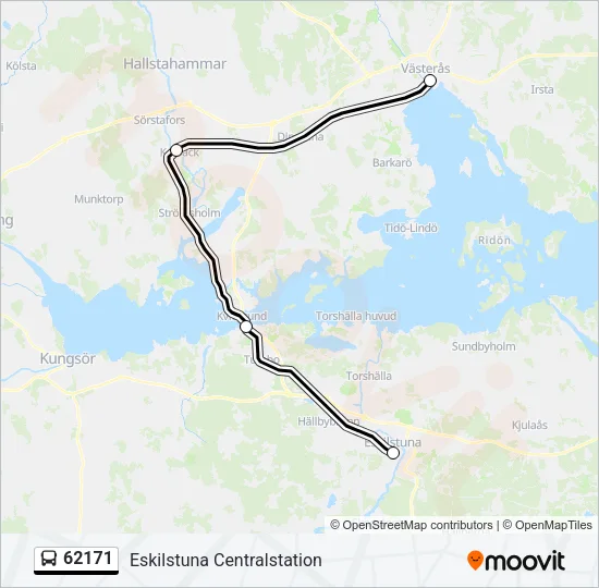 62171 Bus Line Map