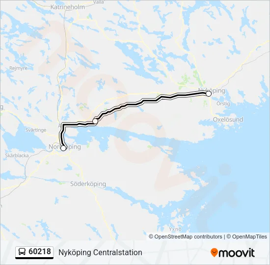 60218 Bus Line Map