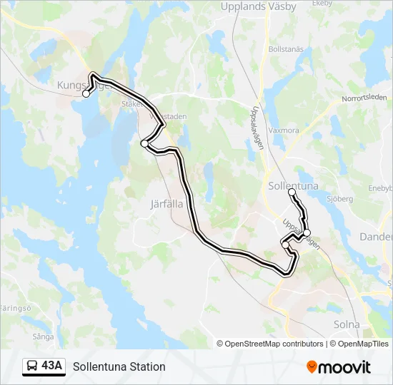 43A  Line Map