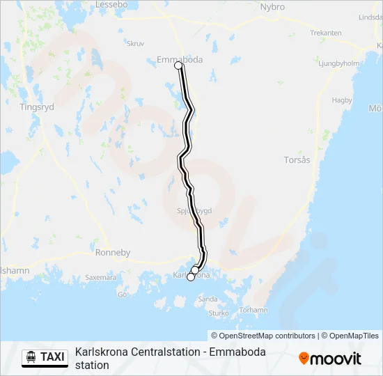 TAXI  Line Map